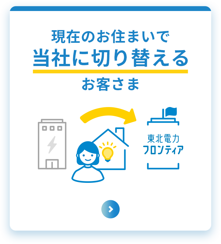 現在のお住まいで当社に切り替えるお客さま