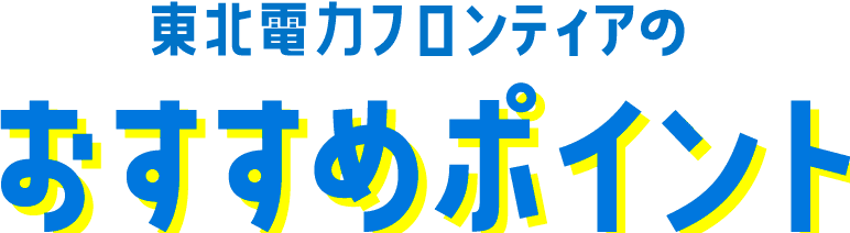 東北電力フロンティアのおすすめポイント